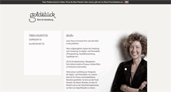 Desktop Screenshot of goldstueck-gestaltung.de